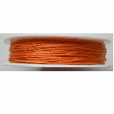 0.5mm Nylon Cord in orange. Price per 25 metres