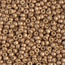 10 grams Size 8 Miyuki Seed Beads Dcoat Galv M Champagne 4204F