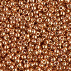 10 grams Size 8 Miyuki Seed Beads Duracoat Galv Muscat 4206