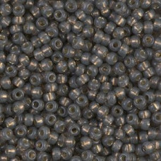 10 grams Size 8 Miyuki Seed Beads Dyed S/L Grey Alabaster 650