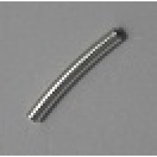 10mm Sterling Silver Curved Tubes 20 pack