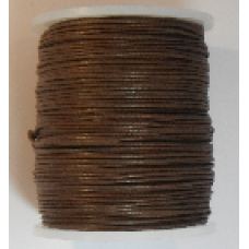 1mm Cotton Cord in brown. Price per 10 metres