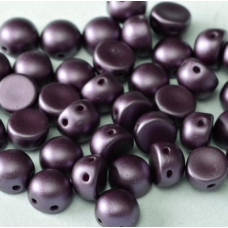 20 pack 2 hole 6mm glass Cabochons Pastel Bordeaux 02010 25032