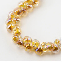 Unicorne Beads 25 Teardrops Lustre Electric Dandelion 2005