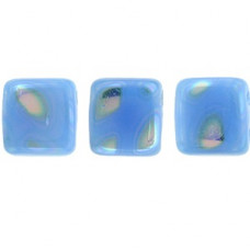 CzechMates Tiles 50 pack Peacock Milky Baby Blue PK6201