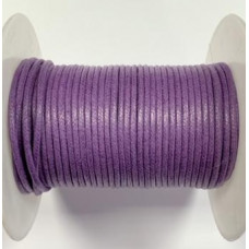 2mm waxed Cotton Cord in purple. Price per metre