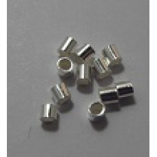 Sterling Silver 1.5x2 mm Crimp Tubes 50 pack Sterling Silver 1.5x2 mm Crimp Tubes 50 pack