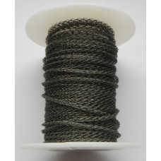 3 needle 1.5mm diameter  Hematite.  Price per 10cm