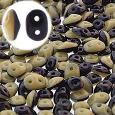 SuperDuo Duets 10 grams Navy/Ivory Opaque 33413