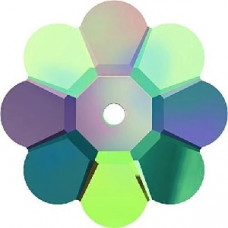 6mm Serenity Daisy Spacer Crystal Vitrail Medium