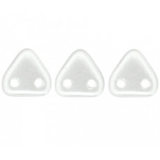 CzechMates Triangles 10 grams Pearl Coat Snow 25001