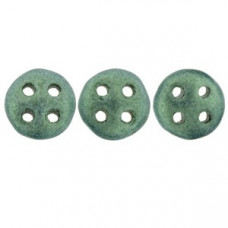 CzechMates QuadraLentils 10g Metallic Suede Light Green 79051