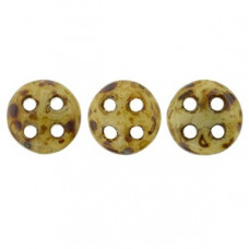 CzechMates QuadraLentils 10g Opaque Light Beige Picasso T13010