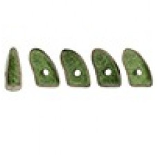 10g CzechMate Prongs Polychrome Olive Mauve 94103