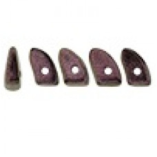 10g CzechMate Prongs Polychrome Pink Olive 94106