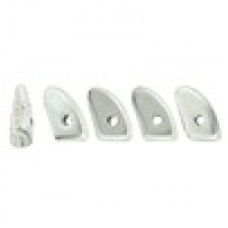 10g CzechMate Prongs Matte Metallic Silver K0170