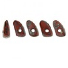 10g CzechMate Prongs Opaque Red Picasso T9320