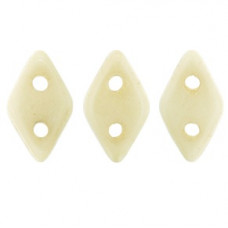 10g CzechMates 2 Hole Diamonds Lustre Opaque Champagne P14413