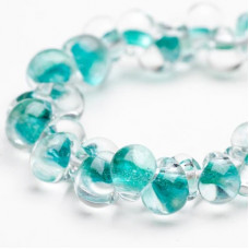 Unicorne Beads 25 Mini Teardrops Whirlpool 4216