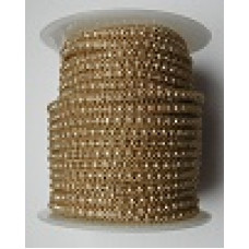 Gold wire over 2mm Silver Plated bead chain Price per 10cm