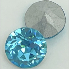 48 8mm Dentelle Aqua Marine Silver Foiled 6 pack