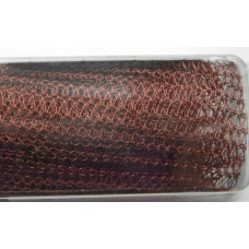 A 9 inch length of 5000 Series WireKnitZ Henna Brown