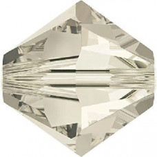 50 pack 3mm 5328 Swarovski Bicone Crystal Silver Shade 50 pack 3mm 5328 Swarovski Bicone Crystal Silver Shade