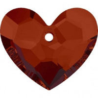 6264 18mm Truly in Love Heart Crystal Red Magma