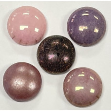 10 pack 8mm Cabochon par Puca Mix 3