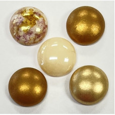 10 pack 8mm Cabochon par Puca Mix 5