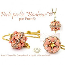 Free Pattern - Bonheur Beaded Bead