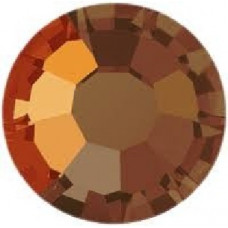 18 mm Asfour 717 Crown Stone Crystal Honey Foiled