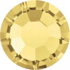 18 mm Asfour 717 Crown Stone Light Topaz Foiled