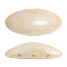Athos 3 20x10mm Opaque Beige Ceramic Look 03000 14413 per bead Athos 3 20x10mm Opaque Beige Ceramic Look 03000 14413 per bead
