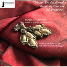 Free Pattern - Trinity Earrings by Finuccia Free Pattern - Trinity Earrings by Finuccia