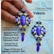 Free Pattern - Valkiria Earrings by Creazioni Cristy Free Pattern - Valkiria Earrings by Creazioni Cristy