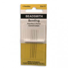4 Pack Size 13 Long Beading Needles