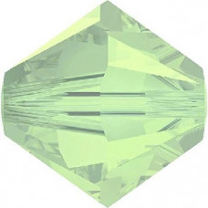 50 pack 4mm 5328 Swarovski Bicone Chrysolite Opal