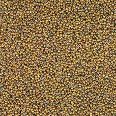 2.5 grams Czech Size 15 Charlottes Crystal 24K Gold Plate AB 2.5 grams Czech Size 15 Charlottes Crystal 24K Gold Plate AB