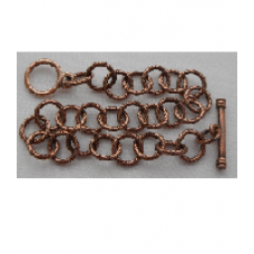 Copper Plated 8 inch Nunn Design Medium Twisted Link Chain