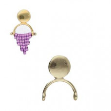 Cymbal Elements Venio 2 Delica Earring A Brass Plate 2 pack