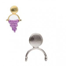 Cymbal Elements Venio 2 Delica Earring A Silver Plate 2 pack