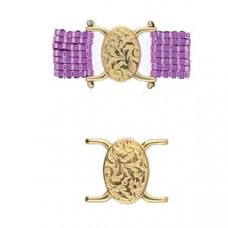 Cymbal Elements Vouves Delica Connector 24K Gold Plate