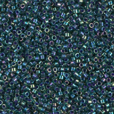5 grams Size 11 Miyuki Delica Lustre Teal Iris DB276