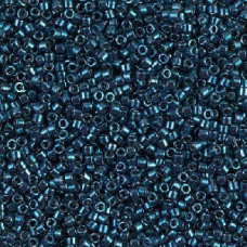 5 grams Size 11 Miyuki Delica Galvanised Dyed Dark Teal DB459