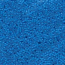 5 grams Size 11 Miyuki Delica Dyed Opaque Capri Blue DB659