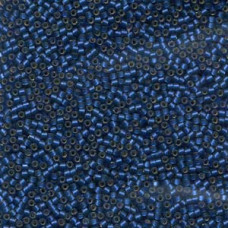 5 grams Size 11 Miyuki Delica Semi Matte Dyed S/L Med Blue DB693