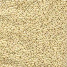 5 grams Size 15 Miyuki Delica Opaque Cream AB DBS157