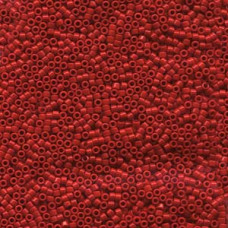5 grams Size 15 Miyuki Delica Opaque Dark Cranberry DBS723