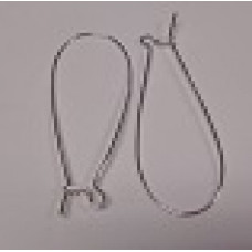 Sterling Silver Large Safety Ear Wire 1 pair